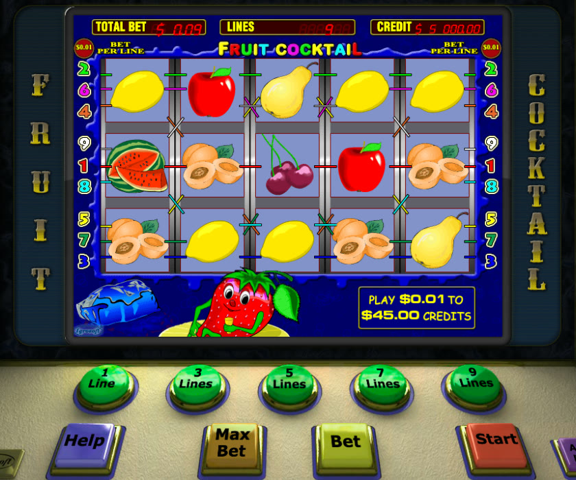 Игровое поле Fruit Cocktail