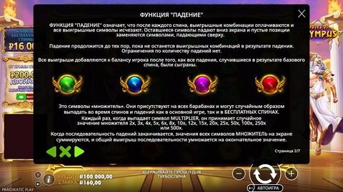 Справка Gates of Olympus, страница 2 из 7